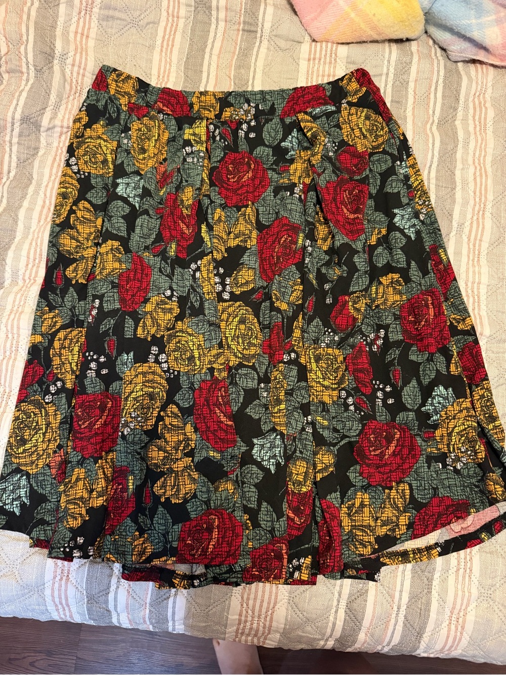 Lularoe floral Madison skirt